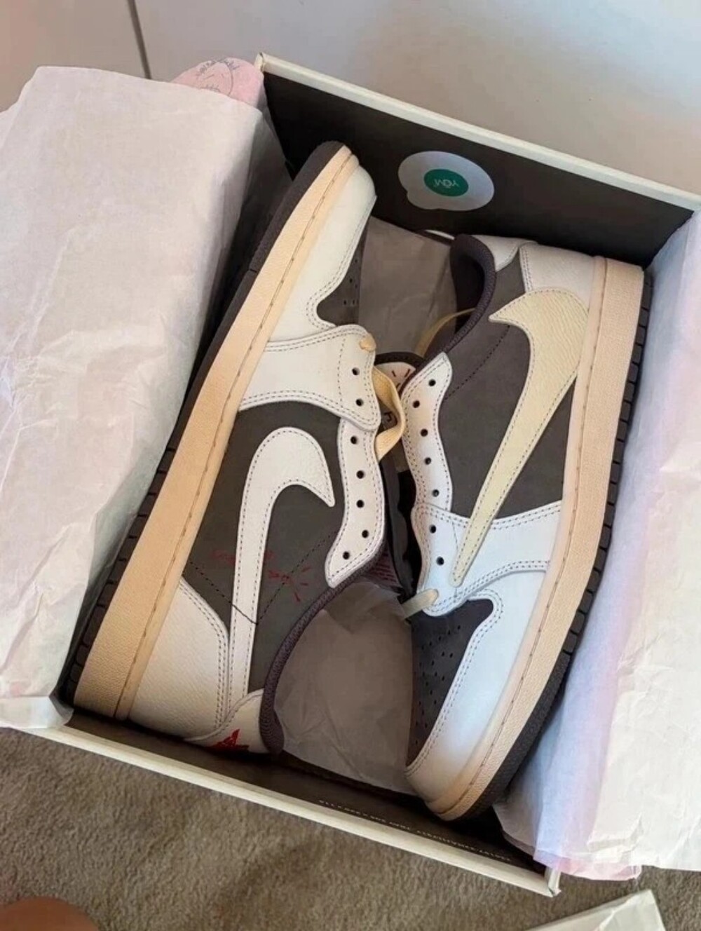 Air Jordan 1 Low OG SP x Travis Scott Reverse Mocha